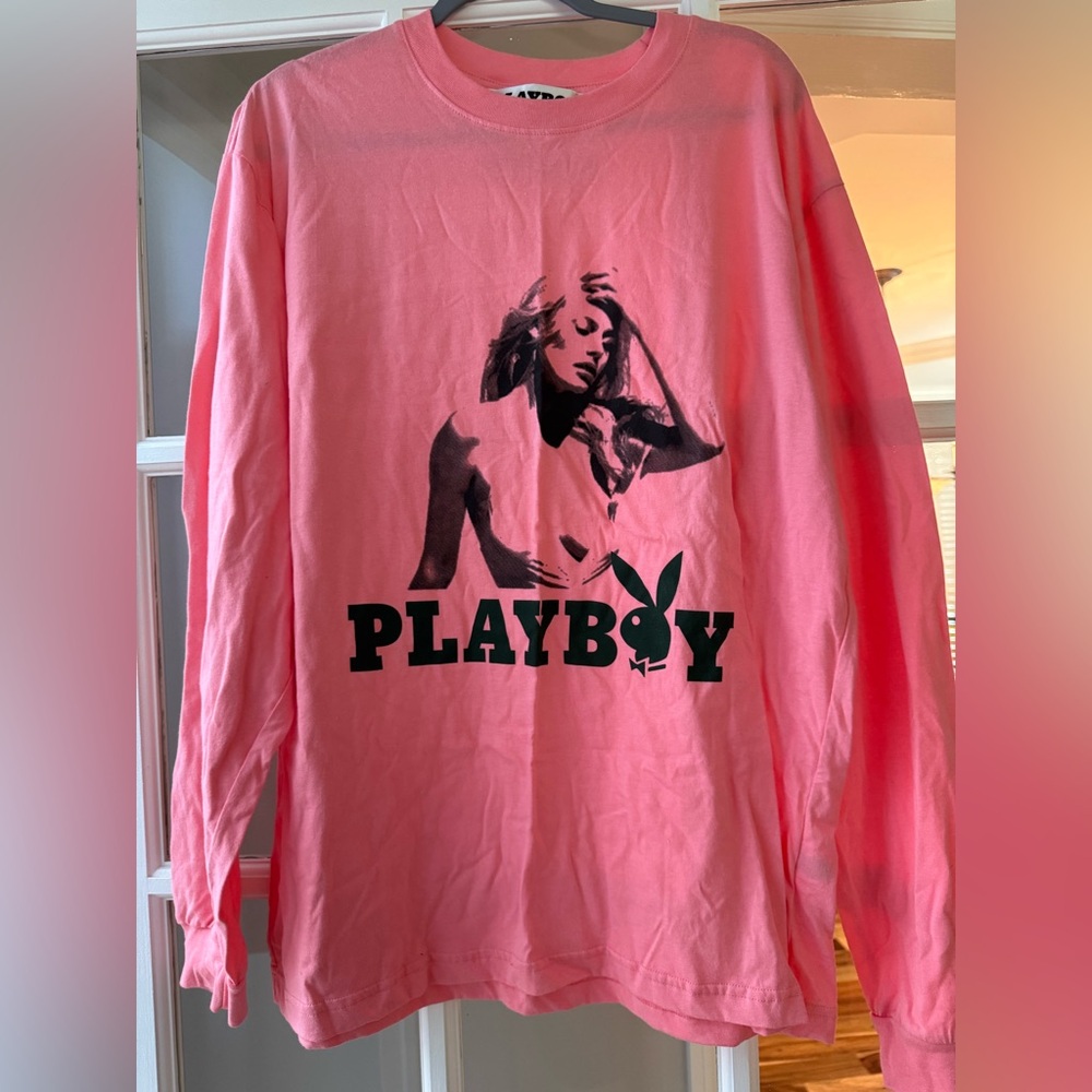 Playboy Pink Crewneck Tee
